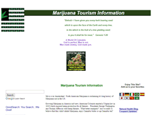Tablet Screenshot of marijuana-tourism-information.com